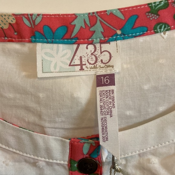 Matilda Jane - Field Games Button Down Top Tween - Picture 4 of 8